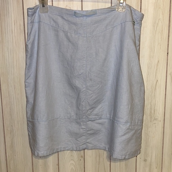 Calvin Klein jeans baby blue cotton vintage skirt 8 m l vtg women’s mini - Picture 2 of 8